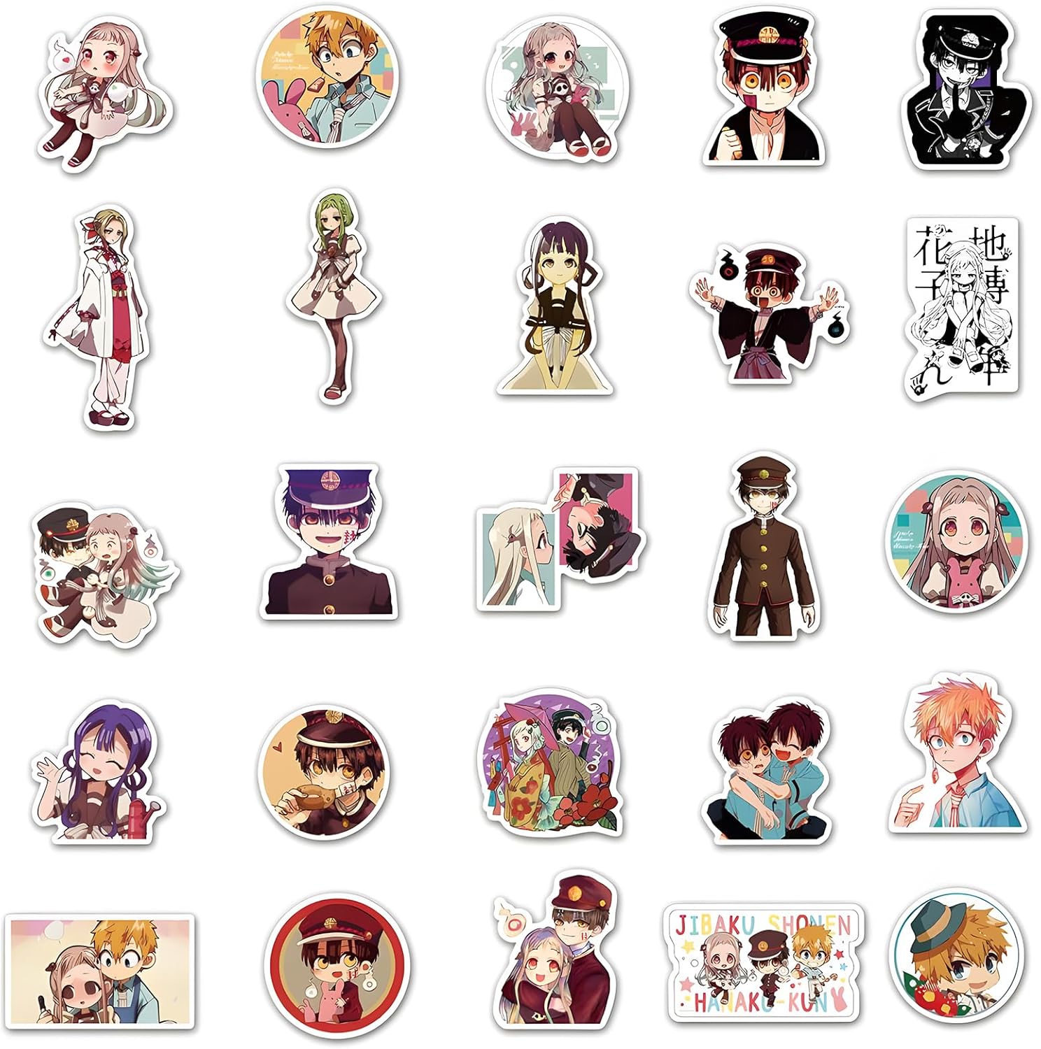 Yahiro Ningyo Hanako-kun Goods, Gift, Waterproof Seal, Suitcase, Picture, DIY Decorations, Letters, Birthday Present, Cute Animation, Stationery, Notebook Tape, Suitable for Cars, Motorcycles, Bicycles, Water Bottles, Helmets, Etc