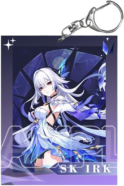 スカーク グッズ 4点セット アクリルスタンド キーホルダー バッジ 福袋 セット 装飾品 アニメ 萌えグッズ 応援グッズ プレゼント 記念品 [並行輸入品]