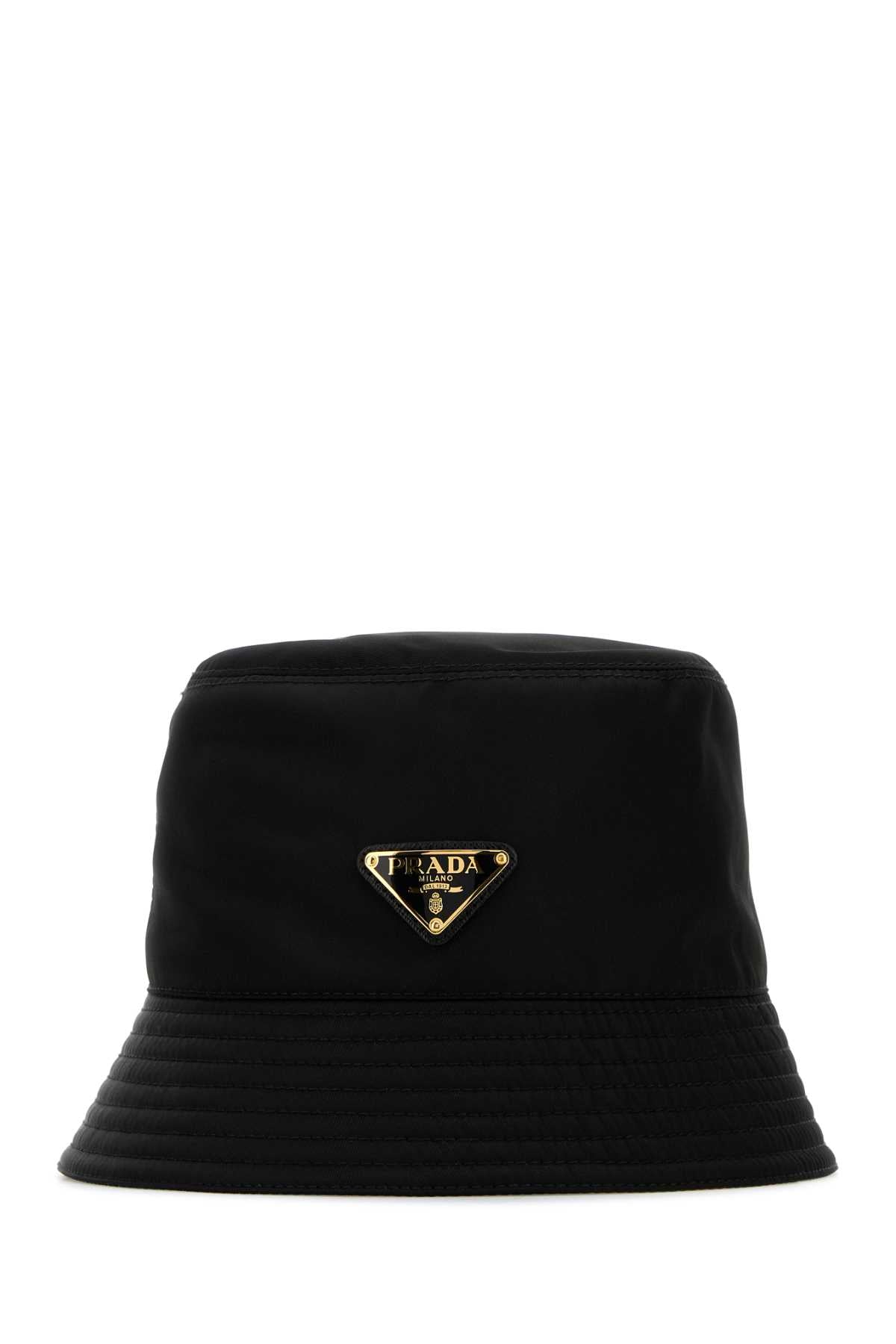 Prada プラダブラックreナイロンバケットハット - Image 3