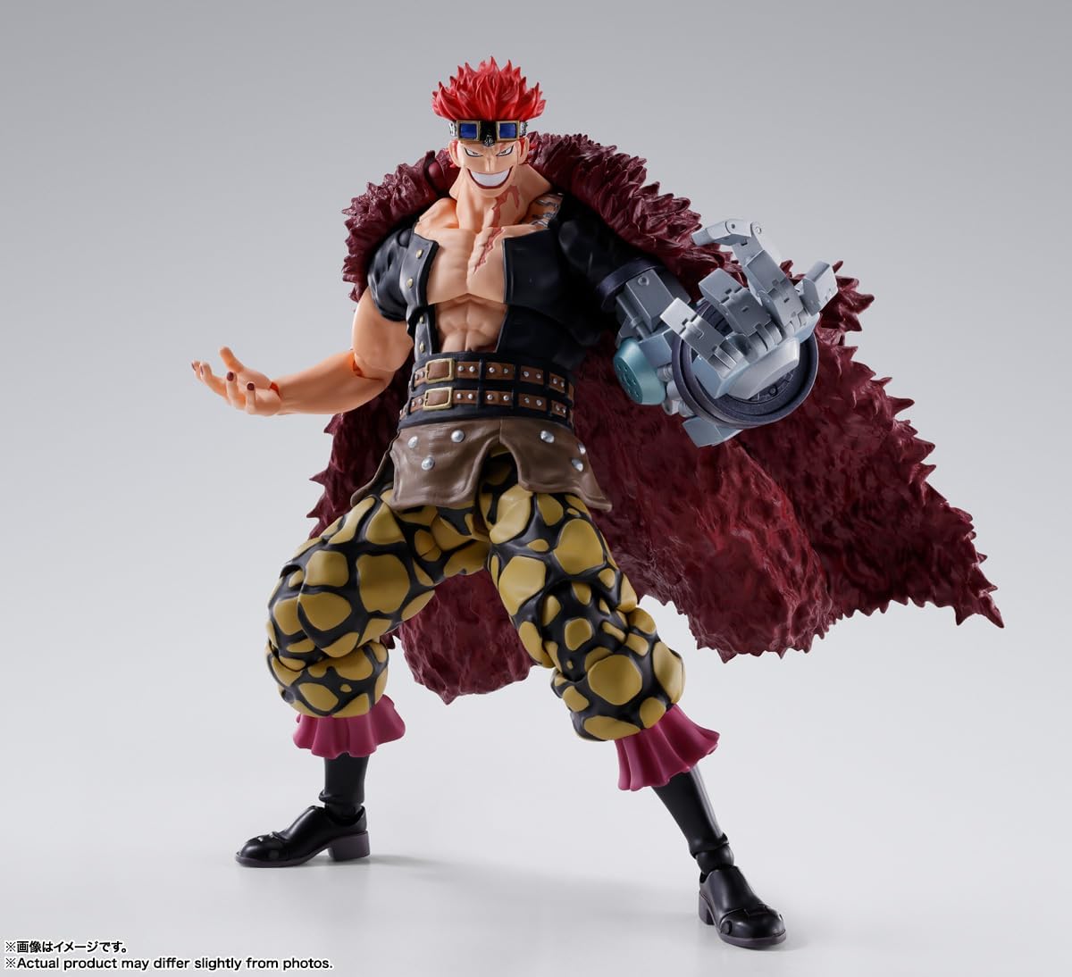 S.H. Figuarts ONE PIECE Eustace Kid - Onigashima Invasion - Approx. 7.1 inches (180 mm), PVC & ABS Pre-painted Action Figure