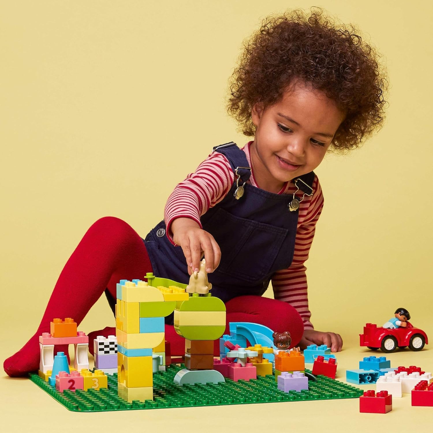 LEGO (LEGO) Toy Duplo Lego Duplo Base Plate (Green) for Boys Girls Children Baby Toddler Toy Educational Toy Birthday Present Gift Lego Blocks 10980 1 and a half years old ~ (Green)