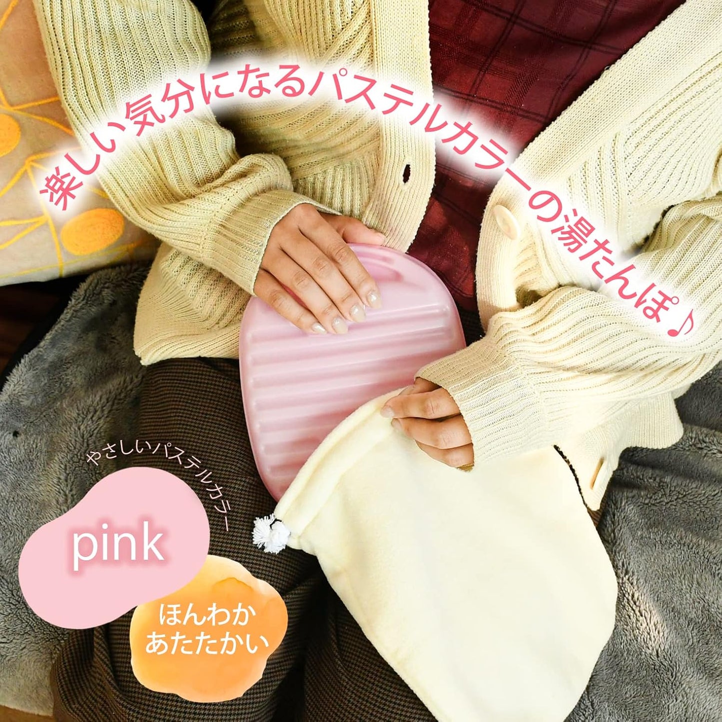 Doi Kinzokusei 223309 Mini Hot Water Bottle, Eco Nano, 27.5 fl oz (780 ml), Pink