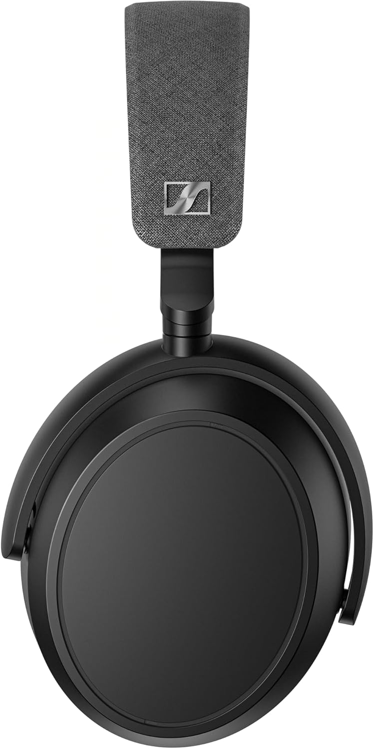 Sennheiser MOMENTUM 4 Bluetooth Wireless Headphones, High Performance Drivers, Noise Canceling, 60-Hour Playback, Touch Panel, Low Latency, AptX Adaptive, Multipoint, Black