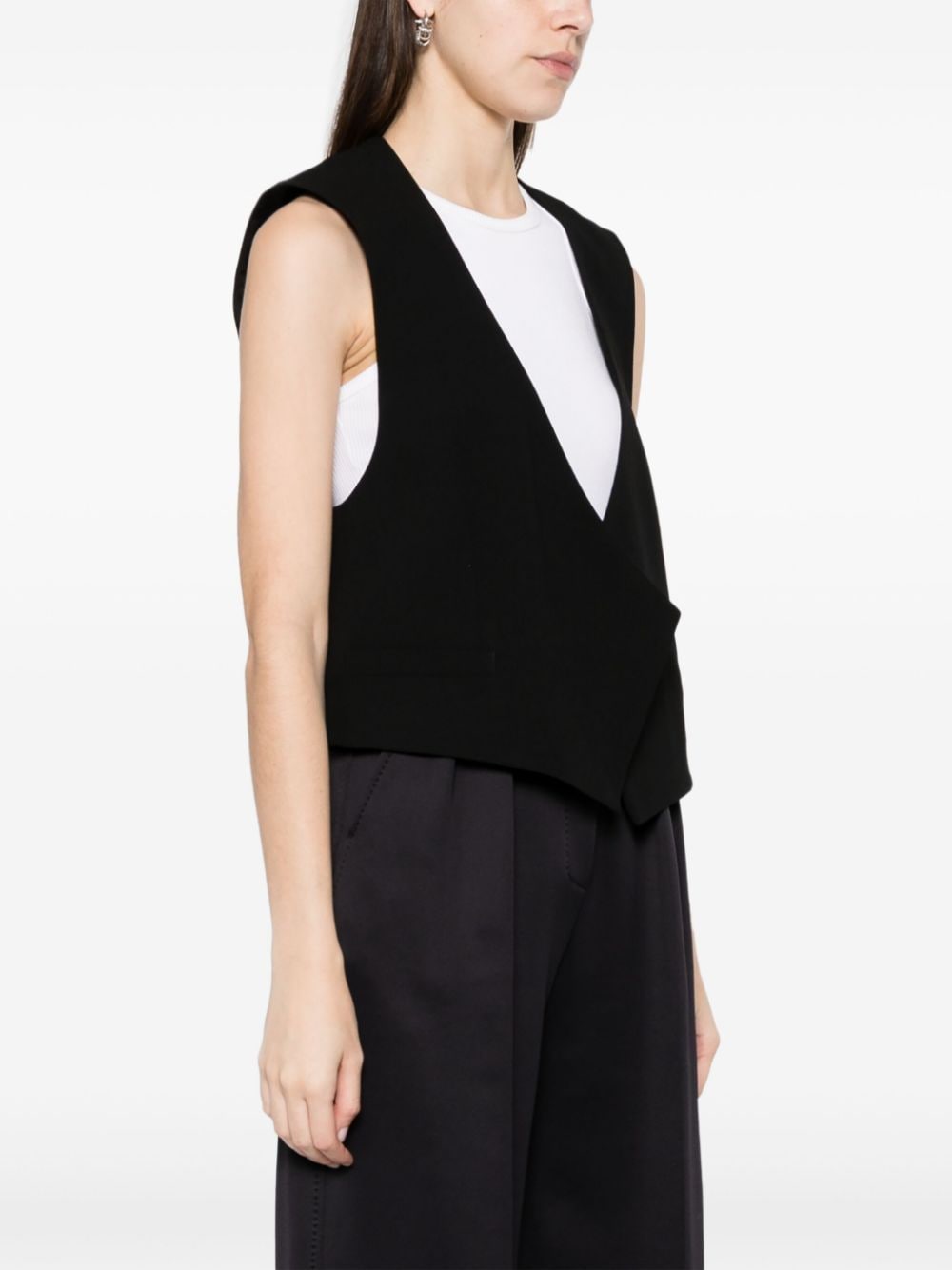 Ami Paris アミパリウールノースリーブジャケット - Image 3