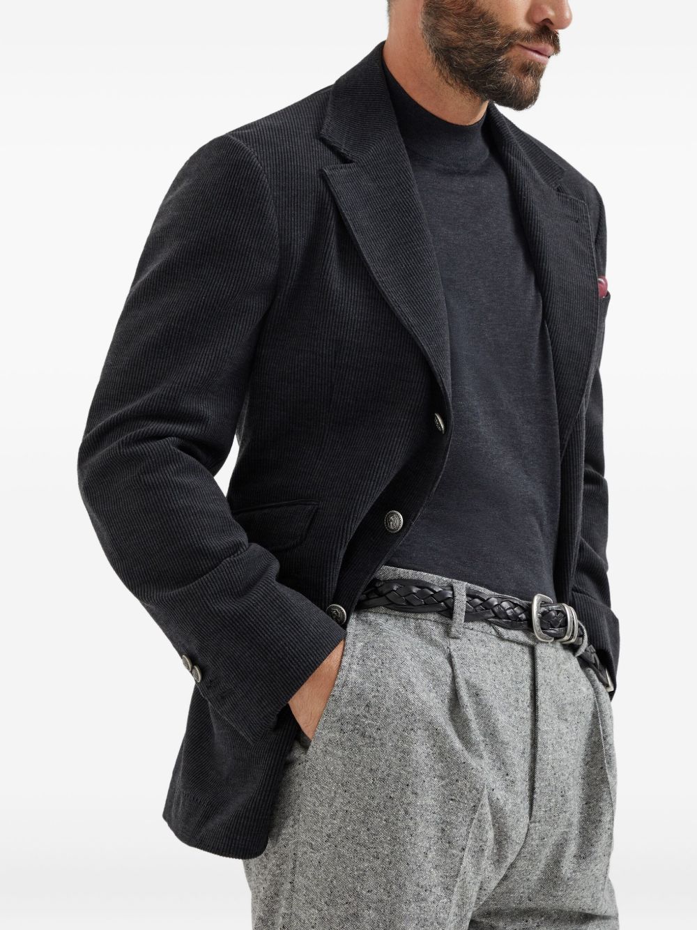 Brunello Brunello Cucinelli Cotton And Silk Blend Seater - Image 3