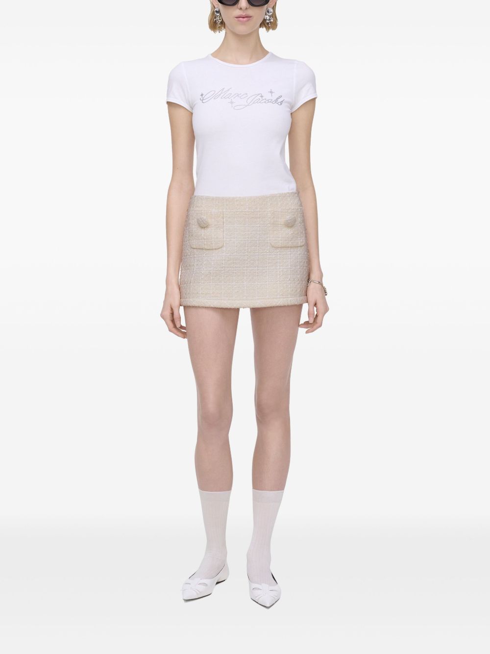 Marc マークジェイコブスツイードミニスカート - Image 3
