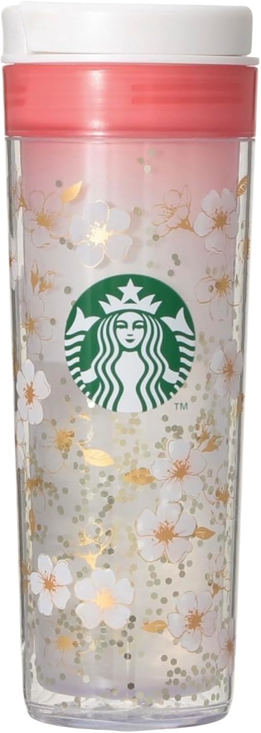 Starbucks Sakura 2026 Color Changing Tumbler, 16.1 fl oz (473 ml), Cherry Blossoms, Sakura, 2026 White Day, Celebrations, Presents, Water Bottle