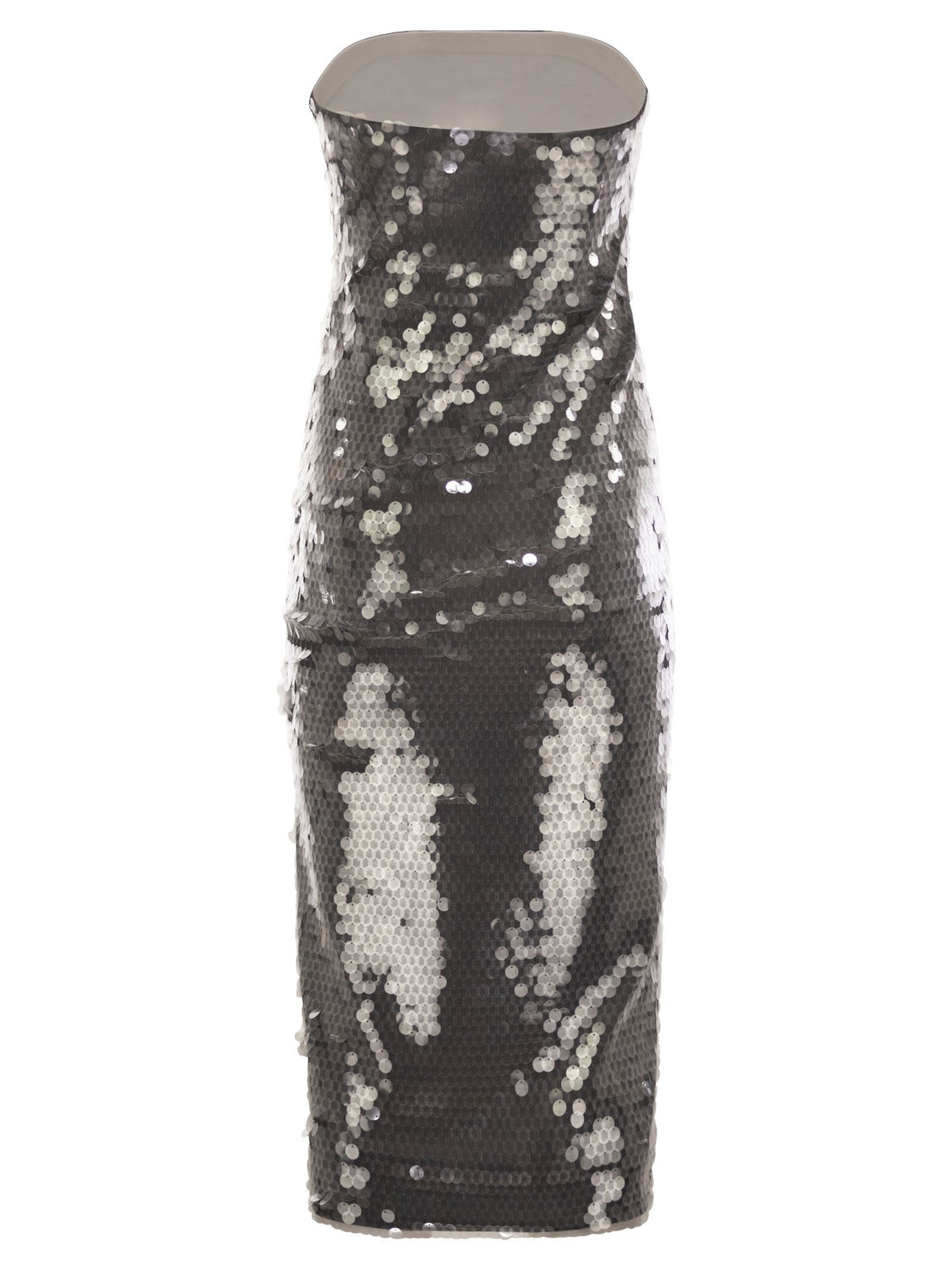 Sportmax SportMax Stemmaジャージードレス付きスパンコール - Image 3