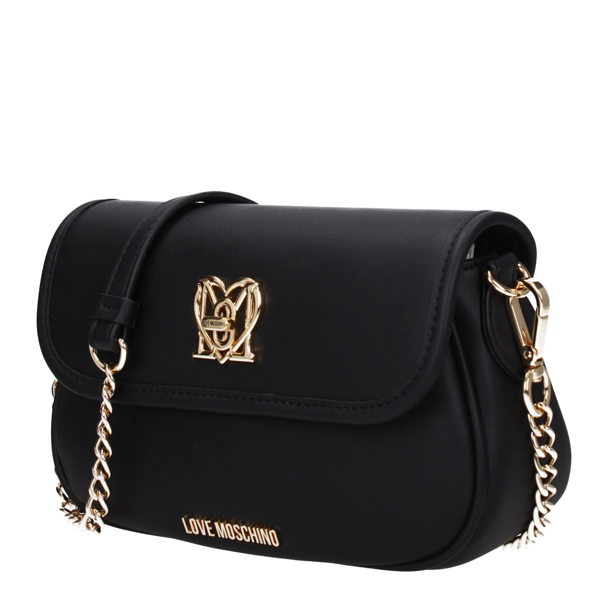 Moschino モスキーノのショルダーバッグが大好きな女性ポリウレタンブラック - Image 3