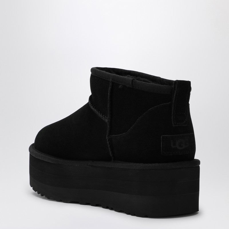 Ugg Ugg Classic Ultra Mini Black Boot With Platform - Image 3