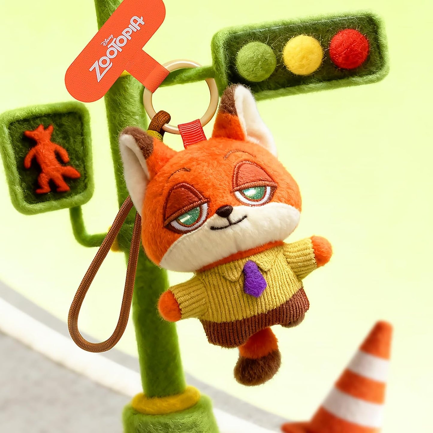 52TOYS BLINDBOX Zootopia Cute Crew "Zootopia Friends" Series Plush Blind Box Figure Gacha Gacha Collection Toy Pre-painted Perfect for Collectors, Birthday, and Christmas Gifts (One Piece)