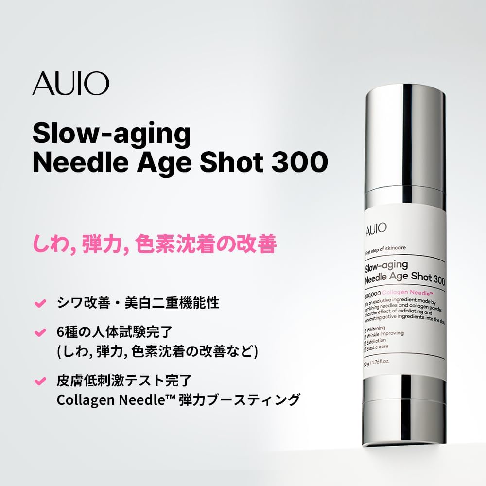 AGE SHOT 300 Wio Slow Aging Needle Age Shot 300 Pores Skin Care Needle Shot Wrinkle Elasticity Formulated Korean Cosmetics Korean Cosmetics