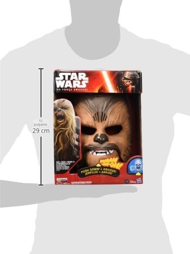 Máscara electrónica de Chewbacca, Star Wars The Force Awakens , Estándar, Marrón