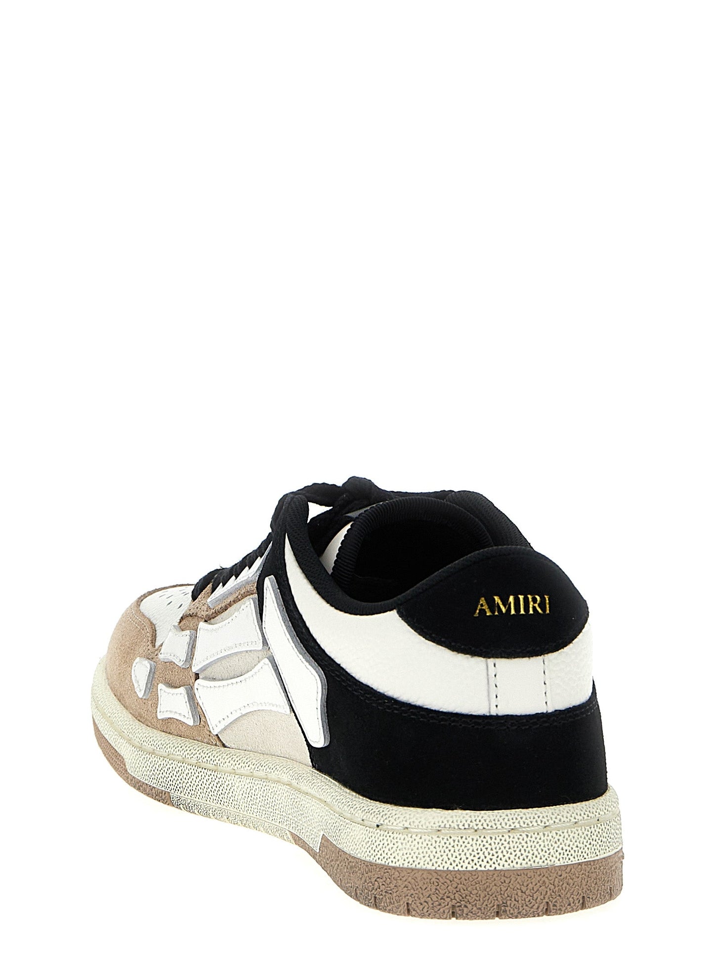 Amiri 'Histressed Skel Top Low'スニーカー - Image 3
