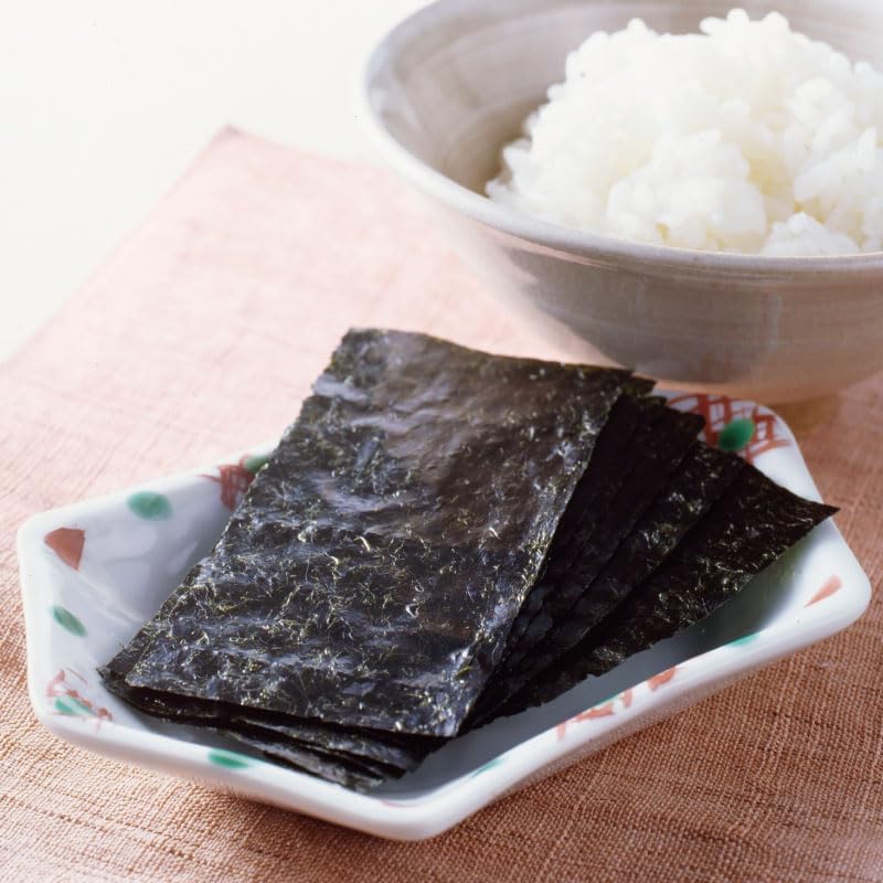 Koagi Oori Wasabi Seaweed, 8 Pieces, 40 Pcs, Seasoned Seaweed, Produced in Ariaki Seaweed, Saga Prefecture, Premium Quality Rice Gourmet