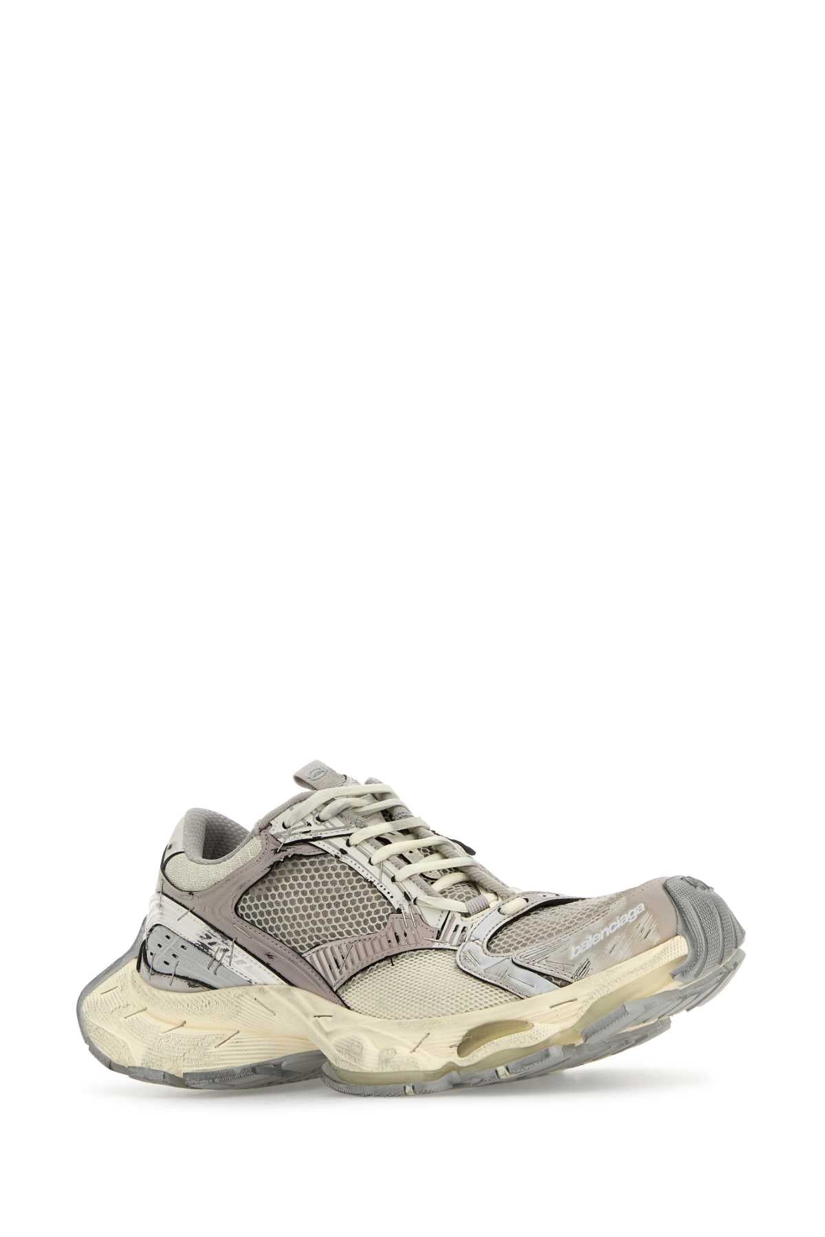 Balenciaga Balenciaga Multicolor Synthetic LeatherとMesh Stapler Sneakers - Image 3