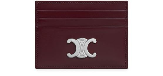 CELINE トリオンフ カードホルダー / シャイニーカーフスキン - Image 3