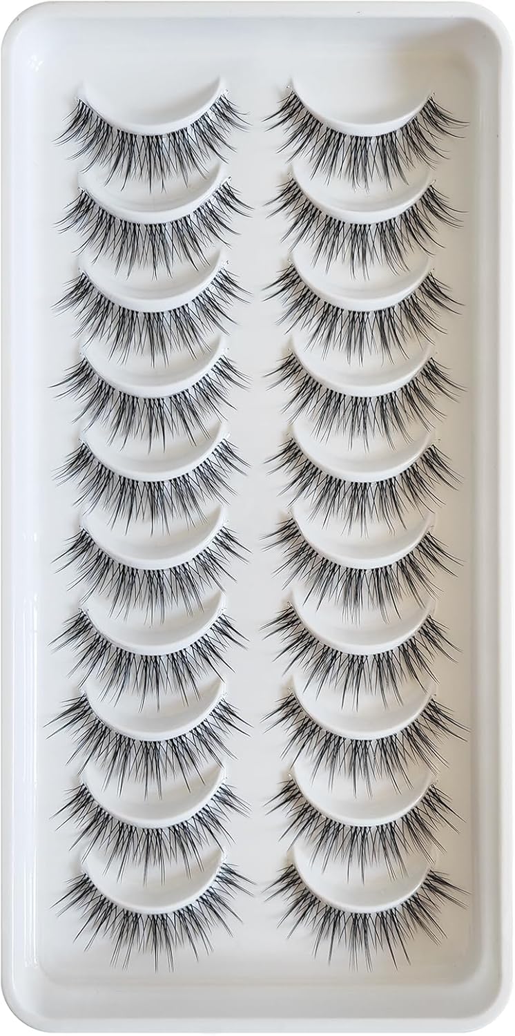 CLEAR EYELASH False Eyelashes Matsueku High Capacity 10 Pairs (Natural Type)