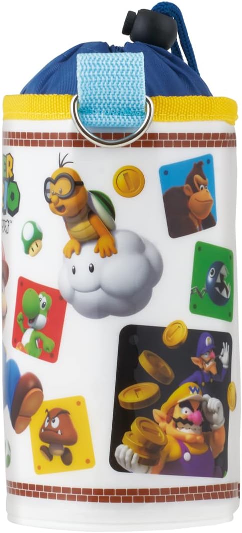 Skater PVPC6-A Enamel Plastic Bottle Case, 16.9 fl oz (500 ml), Super Mario 23