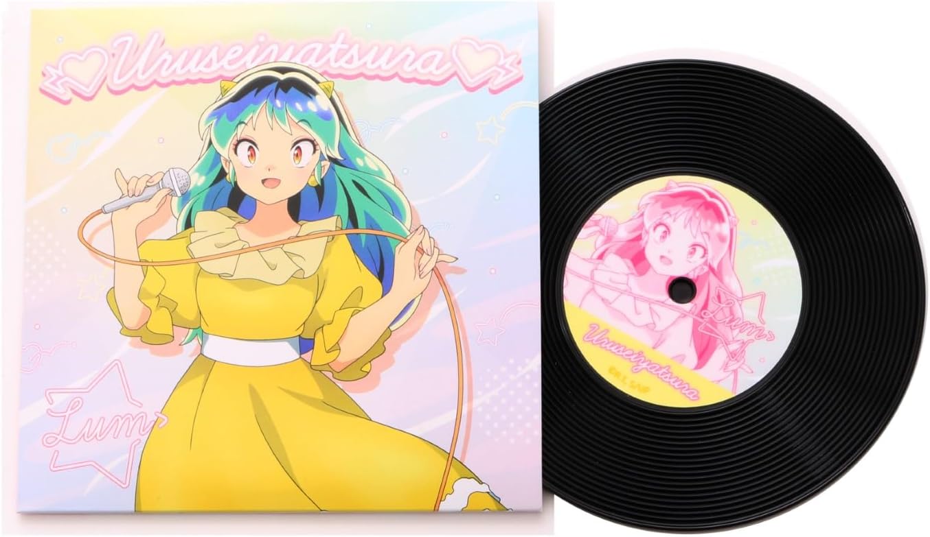 Overglad UYY-104 Urusei Yatsura Nostalgic Idol Ver. Coaster Record Coaster Pure Ram