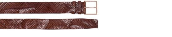 MAX MARA Braided leather belt - Image 3