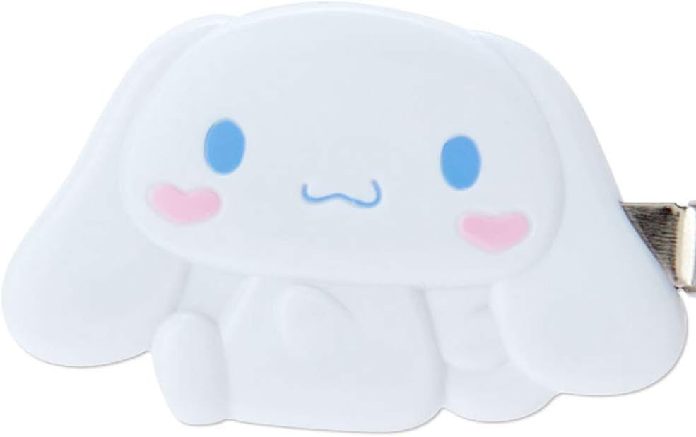 Sanrio N-1606-950181 Cinnamoroll Hair Bang Clips, Approximately 2.4 x 0.4 x 1.2 in. (6 x 1 x 3 cm), ABS Resin, Set of 2