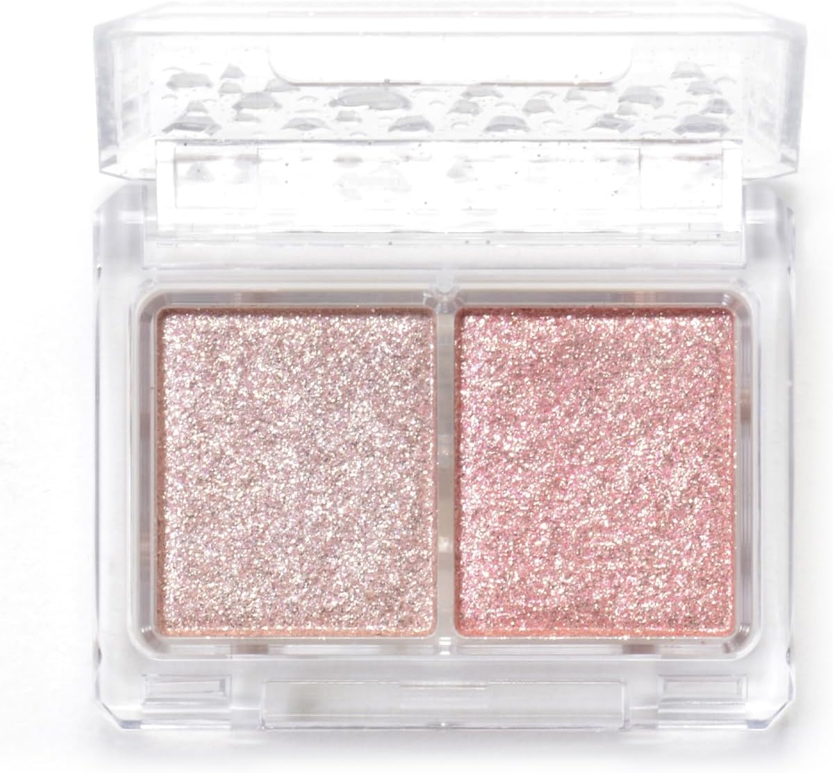 Canmake Lame Mania 02 2.7g Eye Shadow Glitter Shiny Pearl 2 Colors Pastel Pink