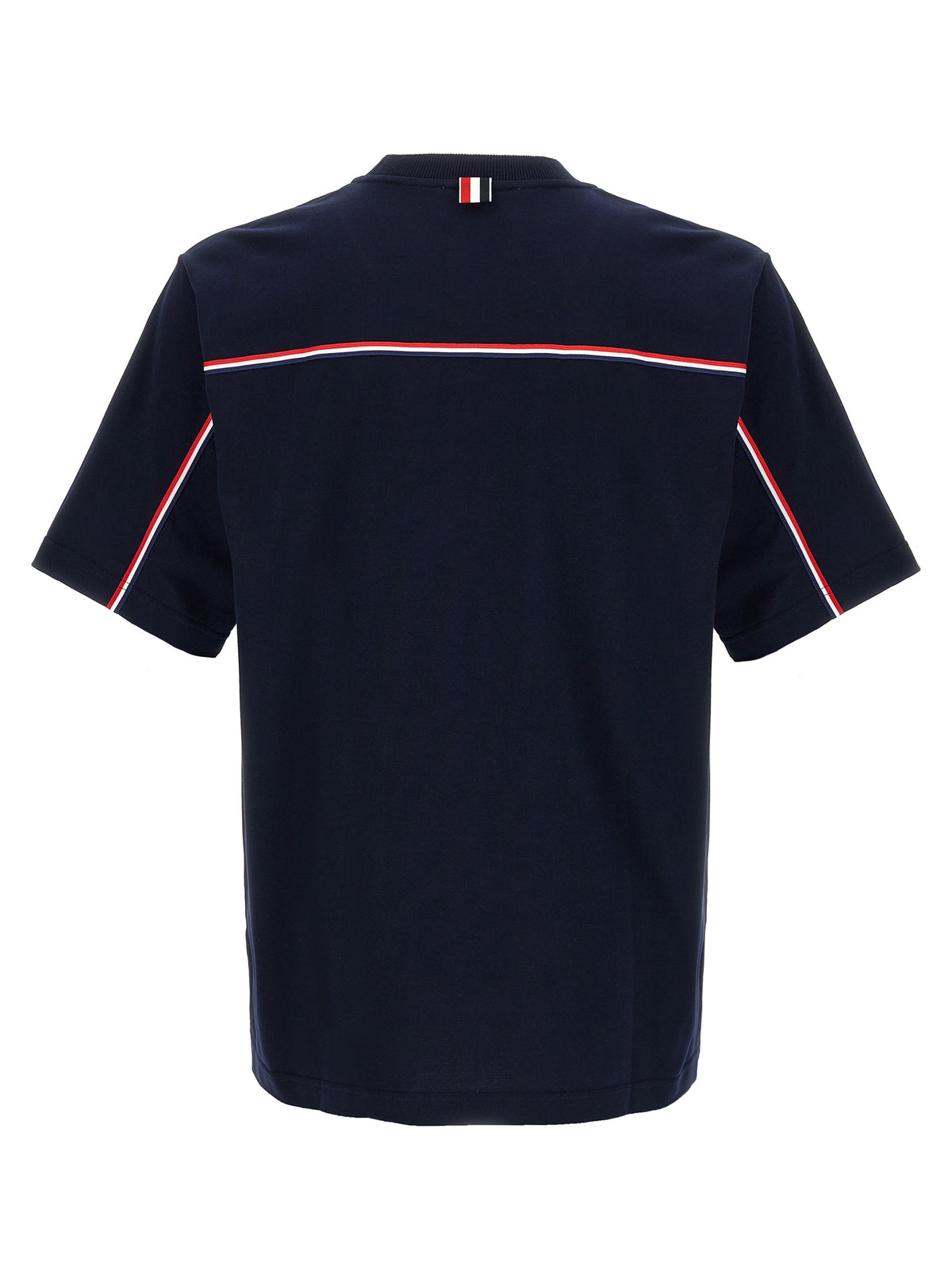 Thom Thom Browne 'Rwb Knit Trim' T Shirt - Image 3