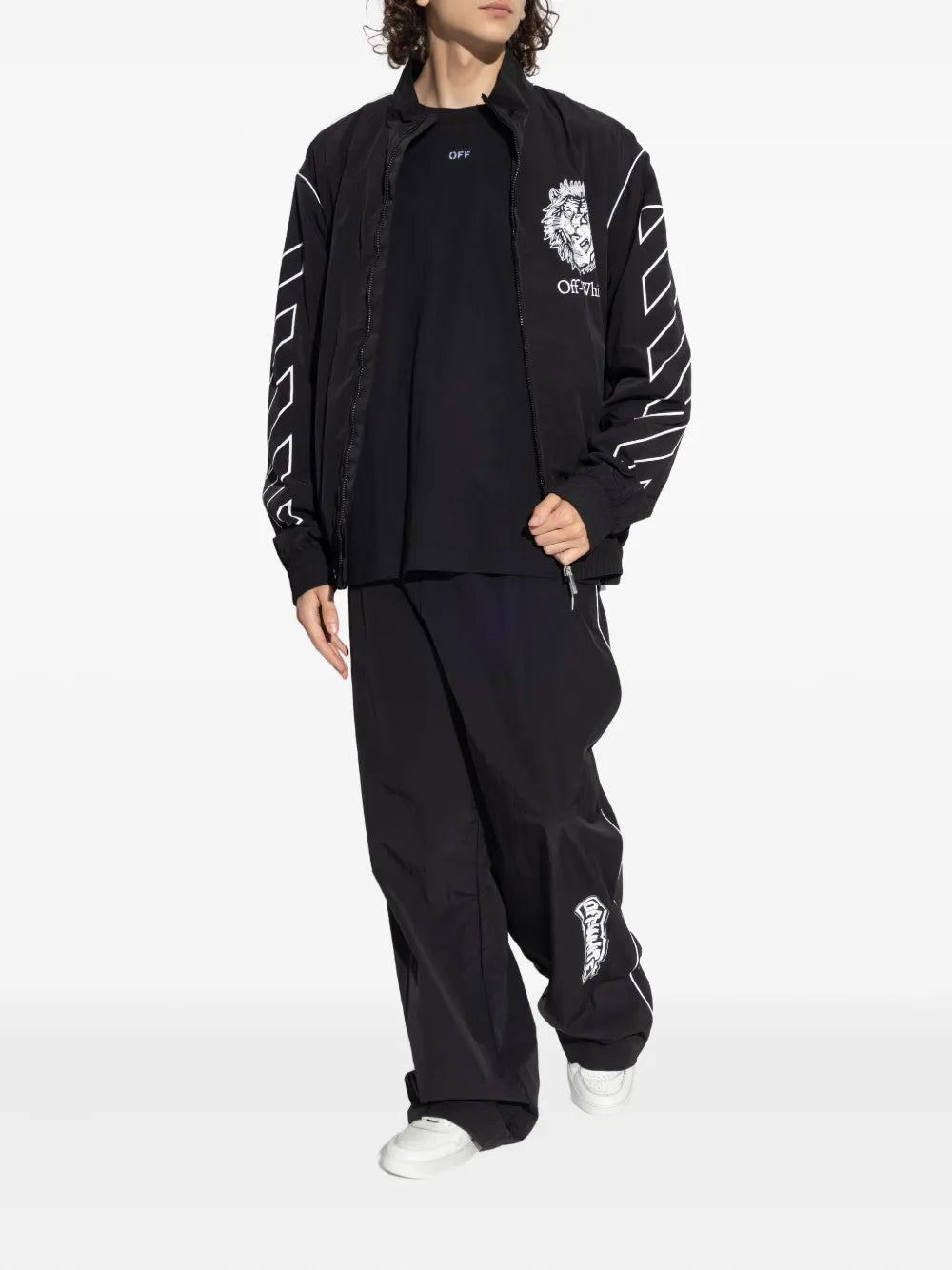 Off Off White Pants With Side Stripes - Image 3