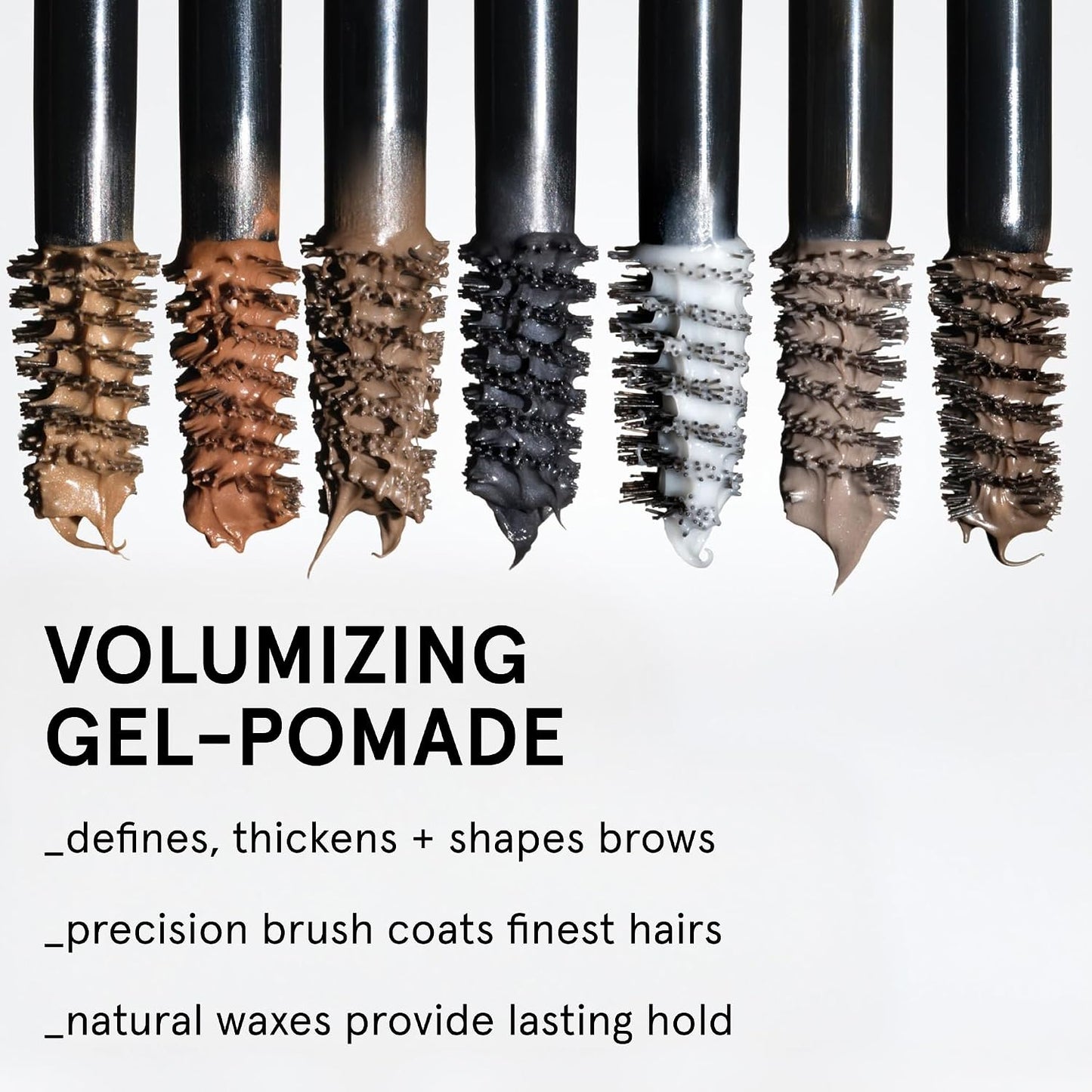 Glossier Boy Brow, Brown Eyebrow Gel & Volumizing Pomade - Creamy Tinted Brow Gel, Defines, Conditions & Thickens - Flexible Hold, No Stiffness, Beeswax & Hyaluronic Acid - Dermatologist Tested