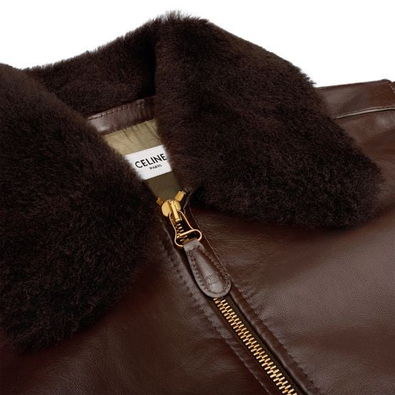 CELINE Aviator blouson jacket in calfskin - Image 3