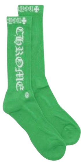CHROME HEARTS 'FUCK YOU' LOGO SOCKS