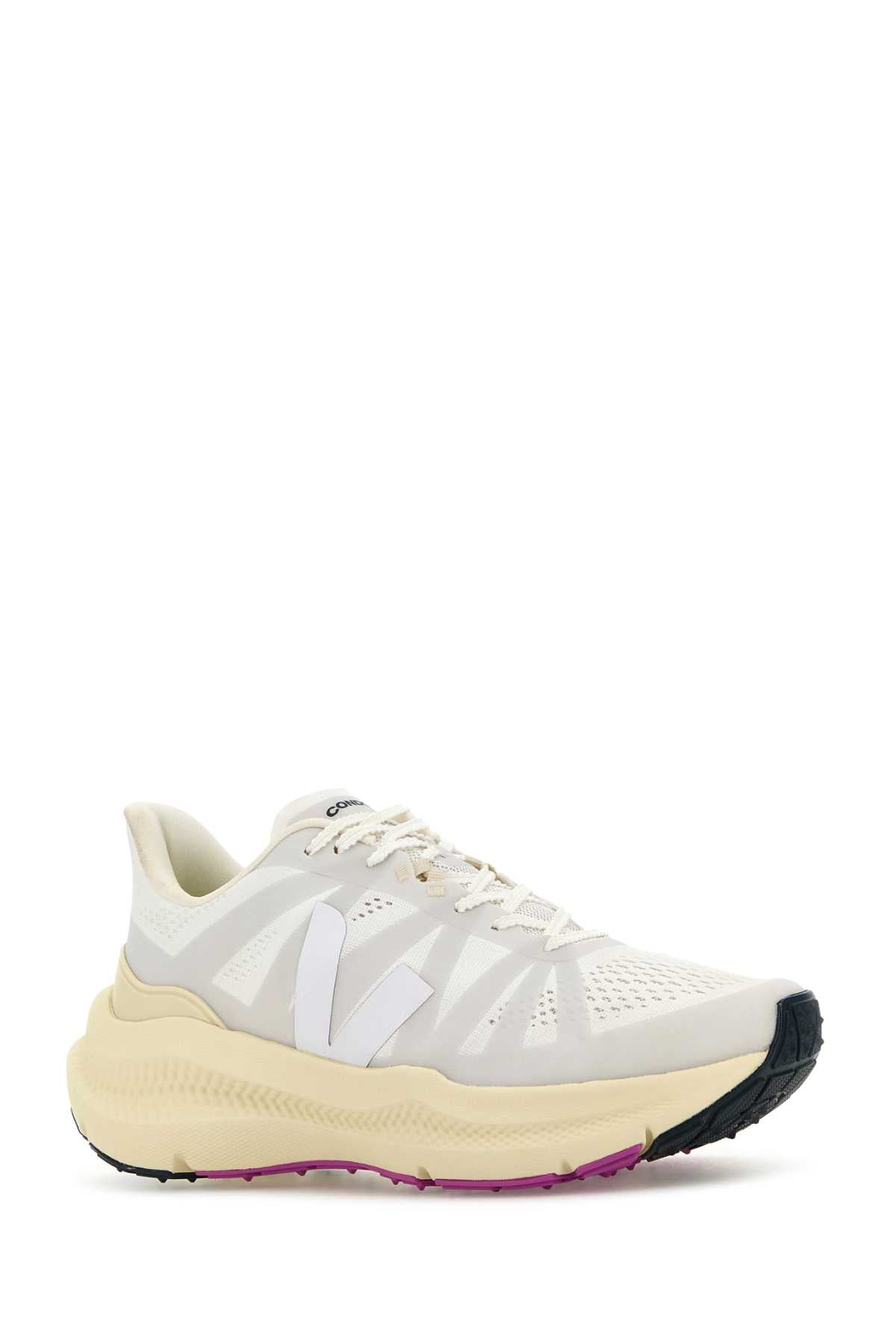 Veja Veja White Fabric Condor 3 Sneakers - Image 3