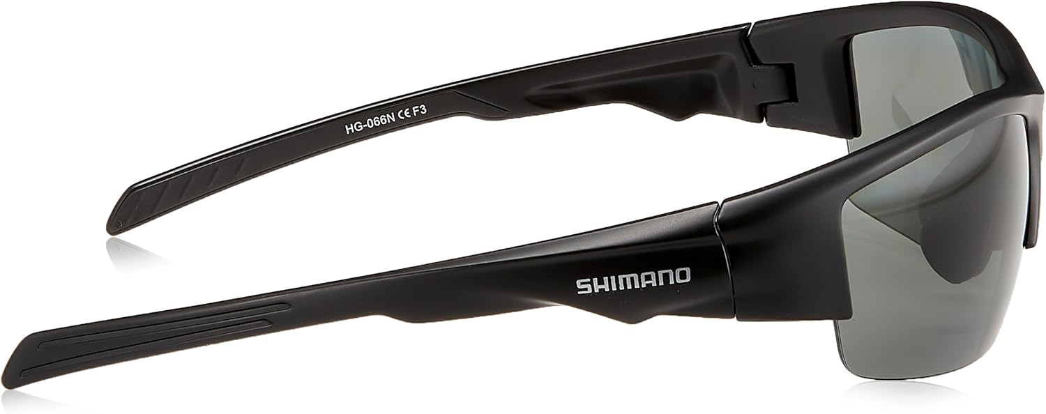 SHIMANO Water Repellent Half Fishing Glass PC HG-066N Matte Black