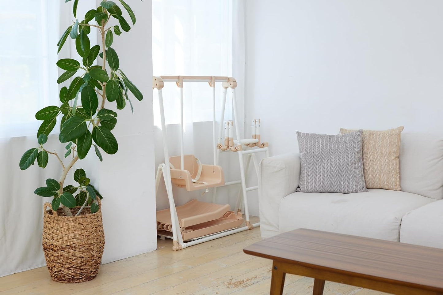 Nonaka Seisakusho (NONAKA WORLD) Folding Long Slope Kids Park, F, Natural