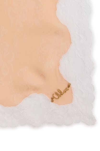 CHLOE Silk and lace scarf - Image 3