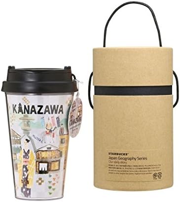 STARBUCKS Starbucks Staba, Japan Limited, Kanazawa Exclusive Tumbler, Renewal Design, Japanese Style, Chaya-Ai, Yuzen Nago, Kimono, Kyoto, Rika Maeda, Border, Line Ishikawa, Kanazawa Region Limited, White Tumbler, My Bottle, 12 oz / 355 ml