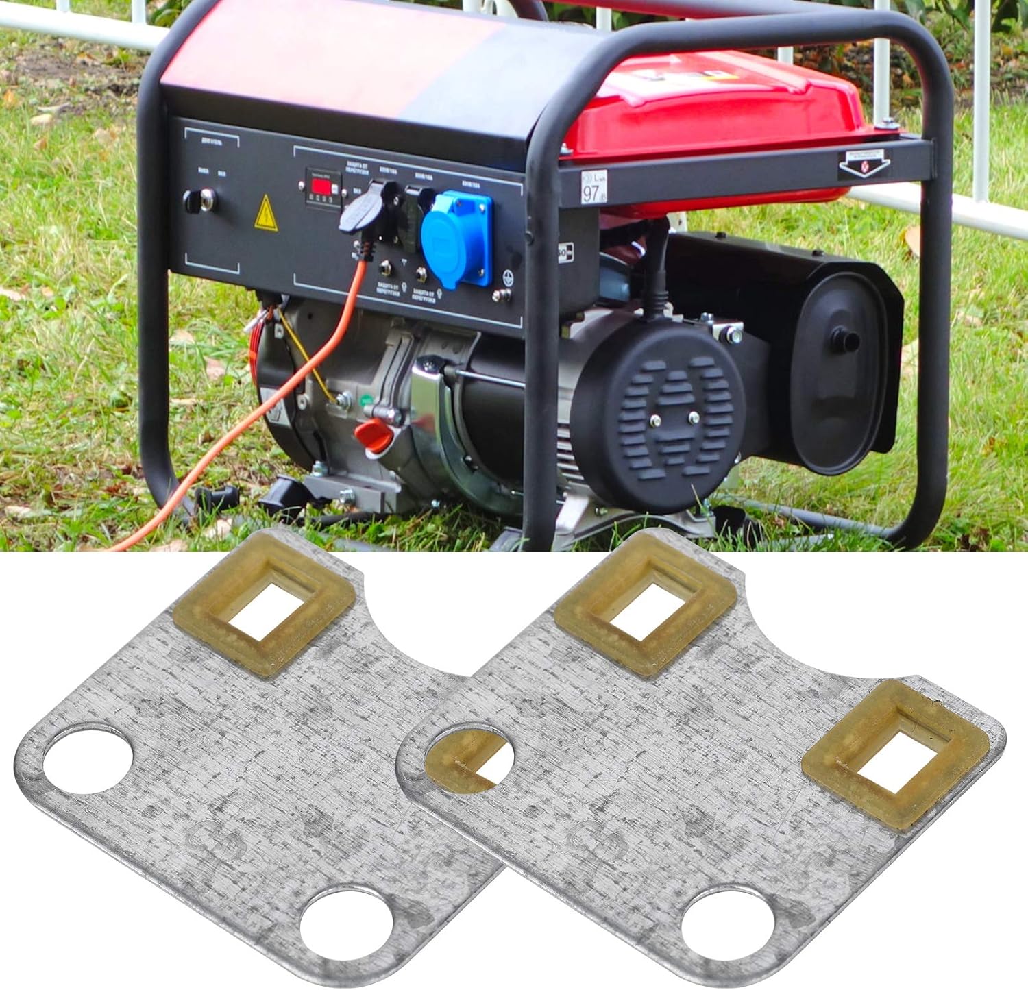 プッシュロッドガイドプレート GX160 168F 170F 2‑3KW ガソリン発電機用 20個