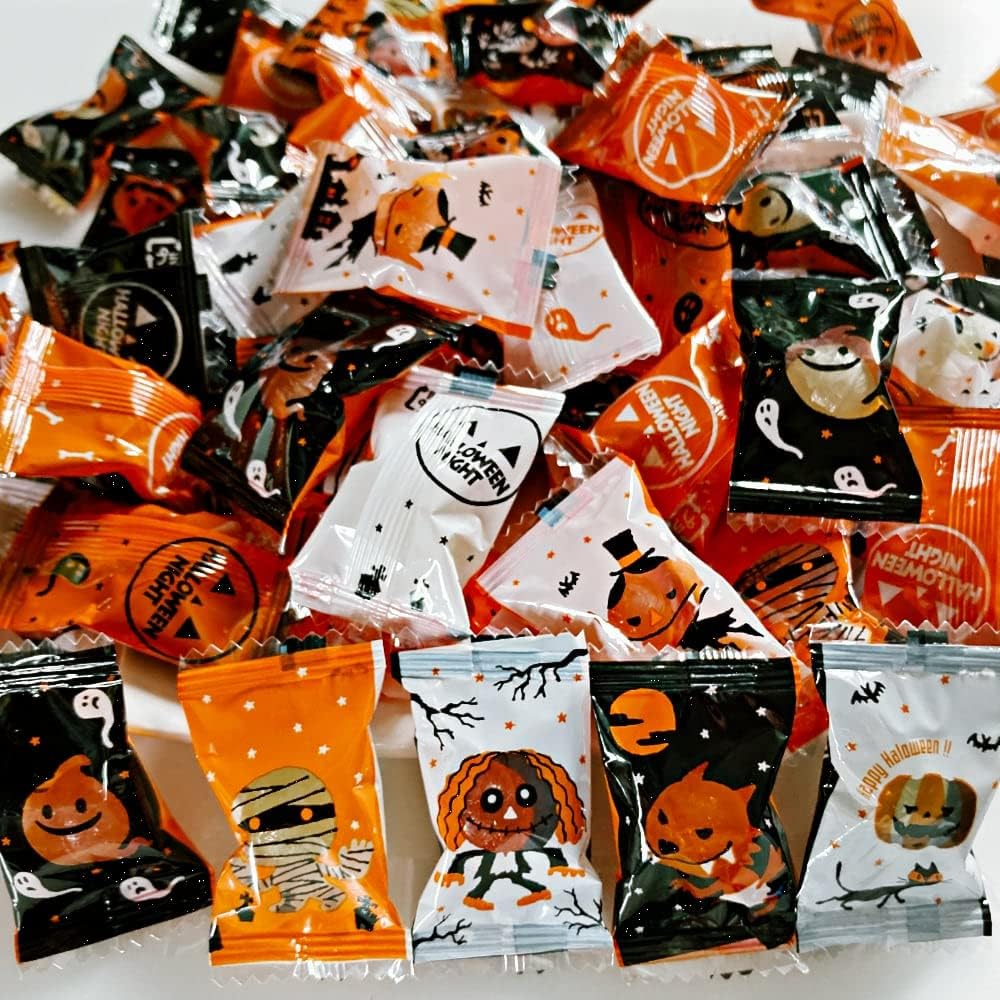 Kikko Seika Small Halloween Candy, Commercial Use, 17.6 oz (500 g) (Approx. 200 Capsules)