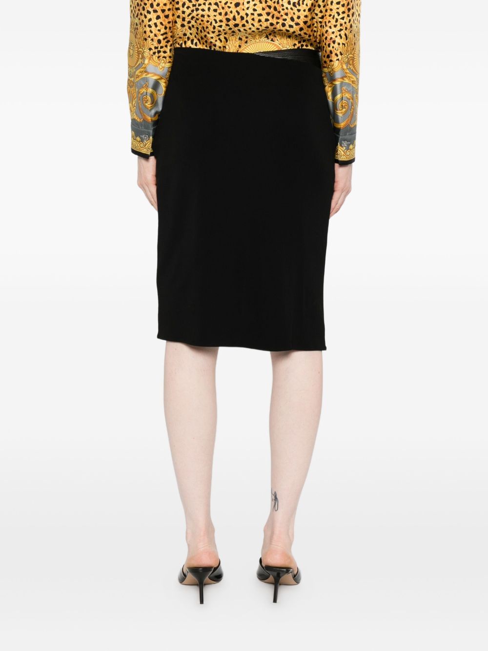Versace ヴェルサーチスカートは黒です - Image 3