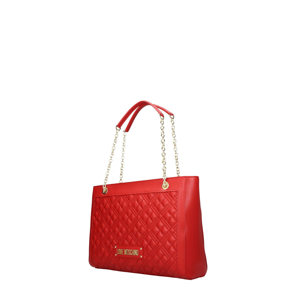 Moschino モスキーノのショルダーバッグが大好きな女性ポリウレタン赤/口紅 - Image 3