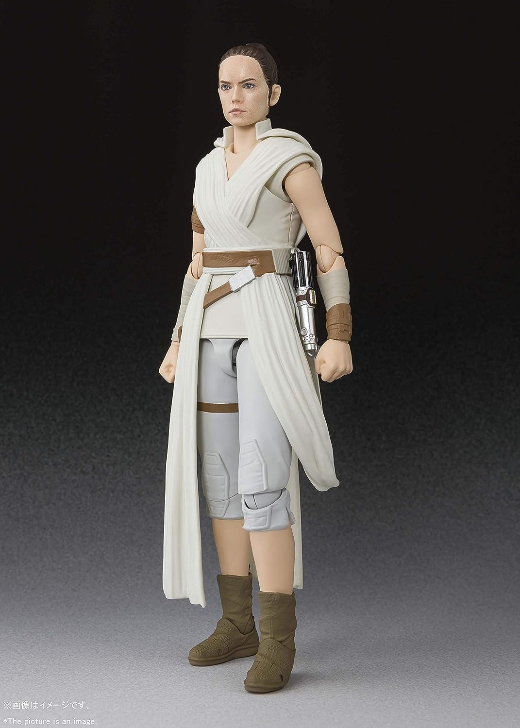 S.H. Figuarts Rey & D-O (Star Wars: The Rise of Skywalker) (Resale Version), Approx. 5.7 inches (145 mm), PVC & ABS, Pre-painted Action Figure