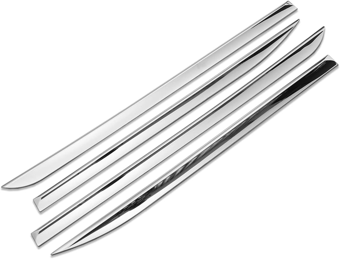 Toyota Alphard/Vellfire 30 Series Early and Late Model Specific Design Door Trim Side Door Under Garnish [Material] SUS304 Stainless Steel Mirror Finish Plated Mall Accessories Custom Parts