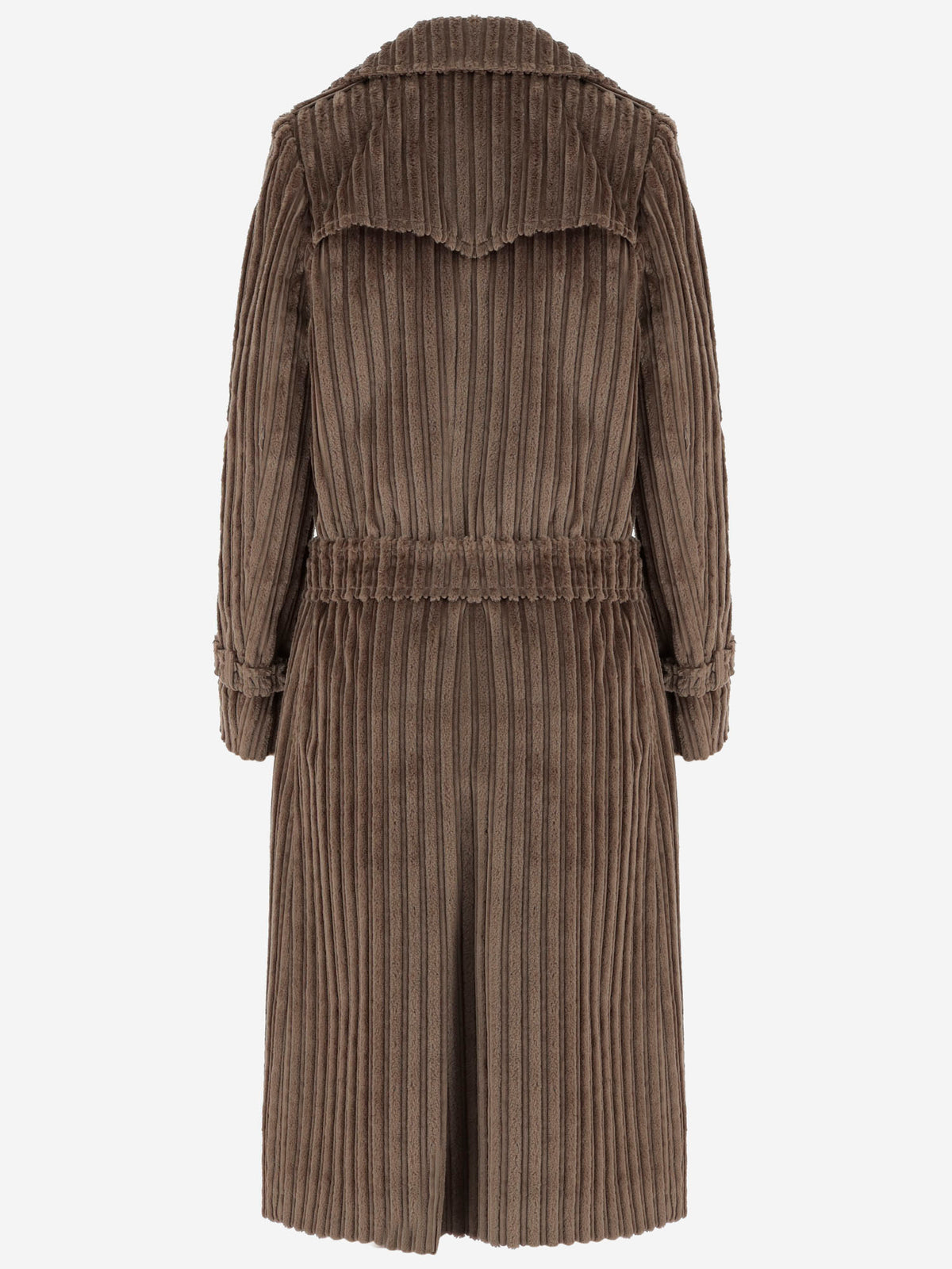 Tagliatore ベルト付きのタグリアトアリブベルベットコート - Image 3