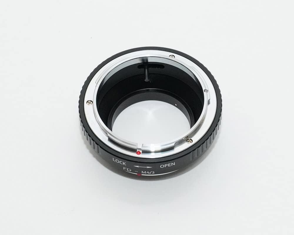 K&F キャノン FDレンズ-マイクロフォーサーズ m4/3 マウントアダプター レンズクロス付 fd-m43 (KFM43)