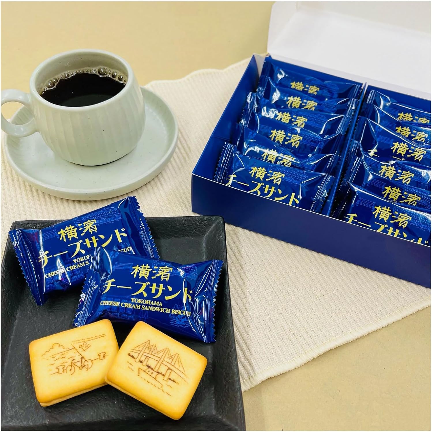 Houzaiseika Yokohama Cheese Sandwich 16 pieces x 2 boxes