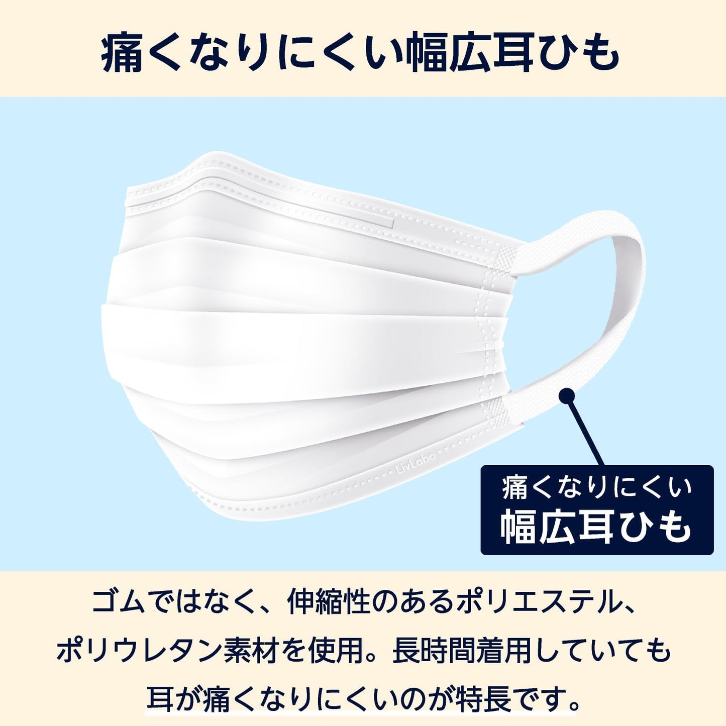 [by Amazon] Japanese Mask, Small Size, Pack of 100 (50 Sheets x 2 Pack)