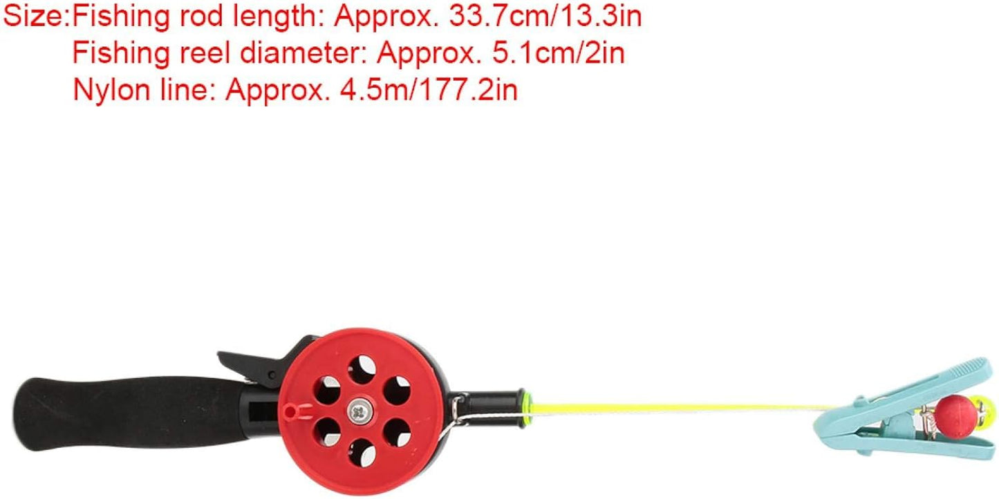 2pcs Outdoor Fishing Rod, Mini Rod and Reel Combo for Kids Fishing, Ice Fishing, Shrimp Crab Fishing