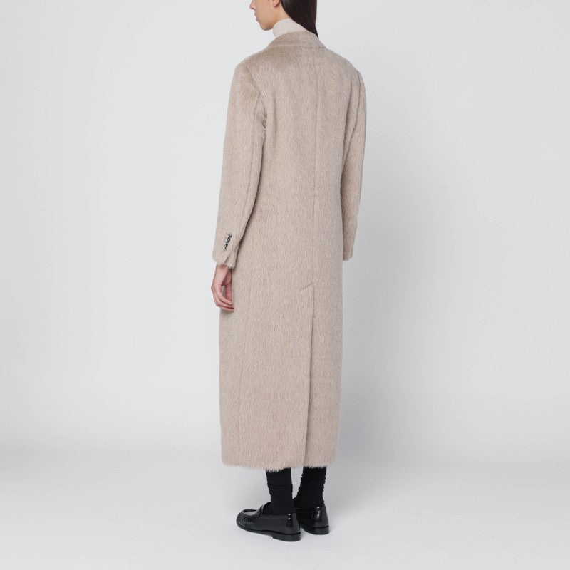 Tagliatore ウールブレンドのタリアトーレベージュダブルブレストコート - Image 3