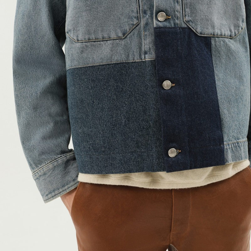 1989 1989年、パッチ付きのスタジオデニムジャケット - Image 3